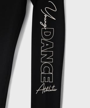 Legging long taille élastiquée avec inscription fille vue5 - GEMO (ENFANT) - GEMO