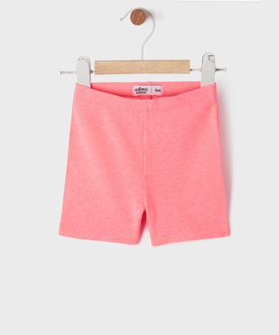 Legging court en maille côtelée bébé fille vue1 - GEMO(BEBE DEBT) - GEMO