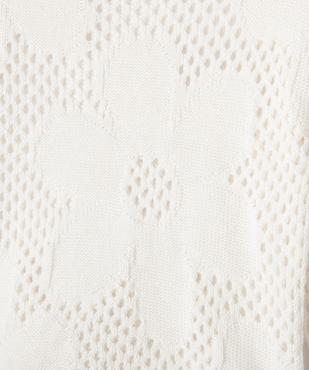 Pull large en maille ajourée fille vue2 - GEMO (ENFANT) - GEMO
