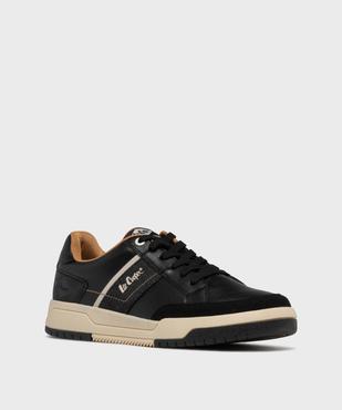 Baskets basses multimatières à semelle épaisse homme - Lee Cooper vue3 - LEE COOPER - GEMO