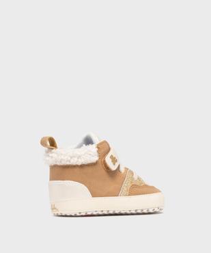 Chaussons de naissance à paillettes bébé fille - LuluCastagnette vue4 - LULUCASTAGNETTE - GEMO