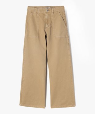 Pantalon wide leg multi-poches fille vue1 - GEMO (JUNIOR) - GEMO