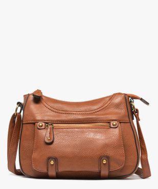 Sac besace multipoche souple femme vue1 - GEMO (ACCESS) - GEMO