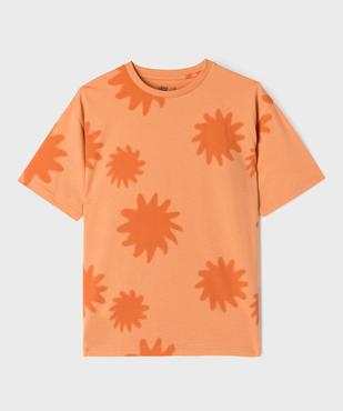 Tee-shirt manches courtes en coton imprimé garçon vue1 - GEMO 4G GARCON - GEMO