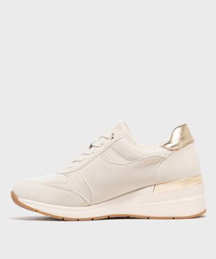 Baskets jogger à talon compensé femme - Valentina Baldano vue3 - VALENTINA BALDA - GEMO