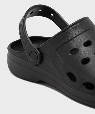 Sabots souples dessus uni perforé femme vue6 - GEMO (PLAGE) - GEMO