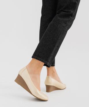 Ballerines irisées à talon compensé femme - Valentina Baldano vue7 - VALENTINA BALDA - GEMO