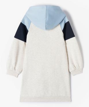 Robe sweat fille en molleton à capuche - Camps United vue4 - CAMPS UNITED - GEMO