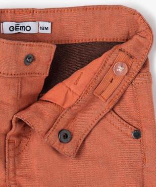 Short bébé garçon en toile colorée extensible vue3 - GEMO(BEBE DEBT) - GEMO