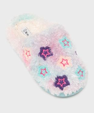 Chaussons mules fourrés à motifs étoiles fille - Catimini vue5 - CATIMINI - GEMO