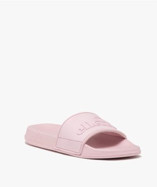 Mules de piscine femme unies avec lettres en relief - Ellesse vue2 - ELLESSE - GEMO