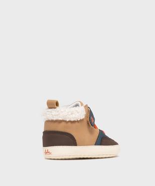 Chaussons de naissance à col fourré bébé fille - LuluCastagnette vue4 - LULUCASTAGNETTE - GEMO