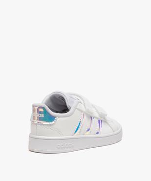 Baskets bébé détails irisés – Adidas Grand Court vue4 - ADIDAS - GEMO