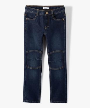 Jean garçon coupe Regular avec genoux renforcés vue1 - GEMO (ENFANT) - GEMO
