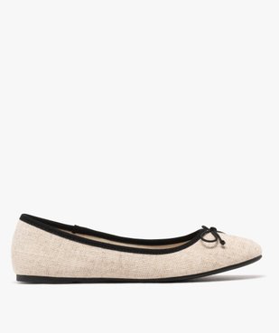 Ballerines en toile avec noeud élastique femme - Valentina Baldano vue3 - VALENTINA BALDA - GEMO