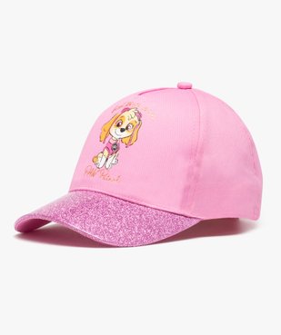 Casquette fille avec motif et visière pailletée - Pat Patrouille vue1 - PAT PATROUILLE - GEMO