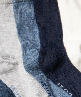 Chaussettes unies bébé garçon (lot de 5) vue2 - GEMO 4G BEBE - GEMO