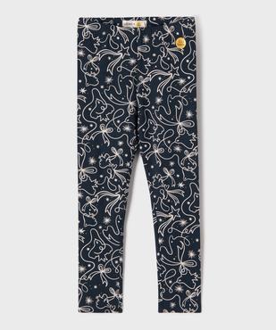 Legging en coton stretch imprimé fille - Gémo X Lulu la Nantaise vue1 - GEMO 4G FILLE - GEMO