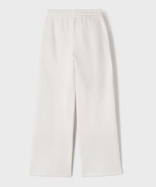 Pantalon de jogging coupe droite fille vue3 - GEMO (JUNIOR) - GEMO