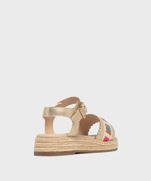Sandales compensées à semelle de corde fille vue4 - LOVELY WINGS - GEMO