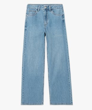 Jean femme coupe large taille haute vue4 - GEMO(FEMME PAP) - GEMO