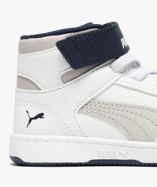 Baskets garçon semi-montantes bicolores - Puma vue6 - PUMA - GEMO