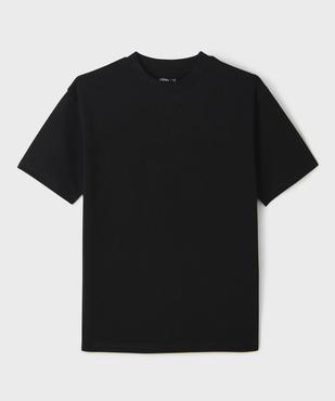 Tee-shirt manches courtes et col rond garçon vue1 - GEMO (JUNIOR) - GEMO