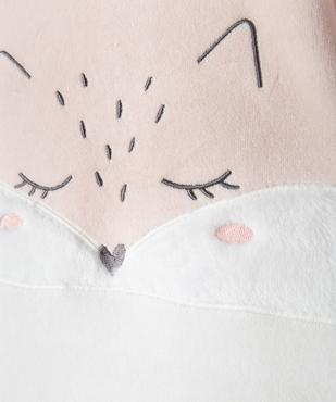 Pyjama bébé 2 pièces en velours à motif brodé vue2 - GEMO(BB COUCHE) - GEMO