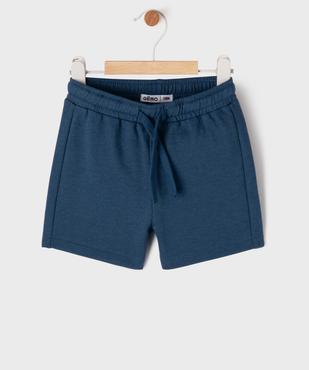 Short en maille French Terry avec taille élastique bébé garçon vue1 - GEMO(BEBE DEBT) - GEMO