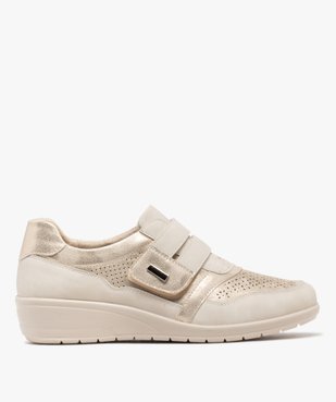 Derbies confort look sport à bride scratch femme vue1 - G'FLEX - GEMO