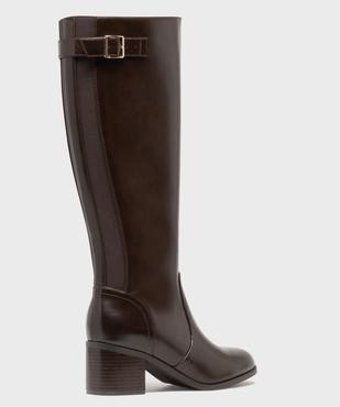 Bottes à talon avec élastique sur la tige femme - LuluCastagnette vue4 - LULUCASTAGNETTE - GEMO