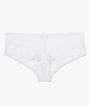Shortie femme grande taille en tulle et dentelle vue4 - GEMO(HOMWR FEM) - GEMO