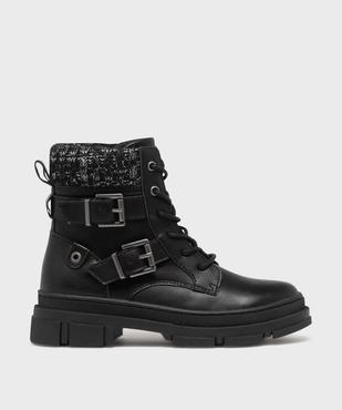 Bottines biker avec semelle crantée fille - Lovely Wings vue1 - LOVELY WINGS - GEMO