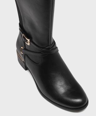 Bottes cavalières doublées avec bride cheville femme - Valentina Baldano vue11 - VALENTINA BALDA - GEMO