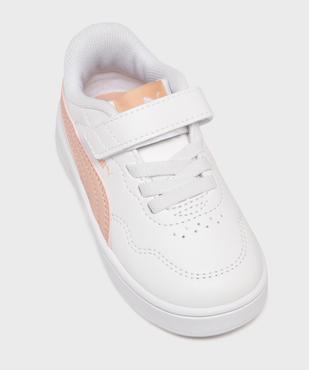 Baskets Court Lally AC fermeture scratch bébé fille - Puma vue5 - PUMA - GEMO