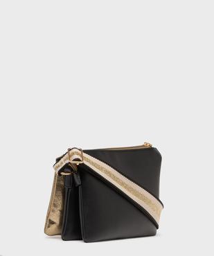 Sac bandoulière à trois soufflets femme vue2 - GEMO (ACCESS) - GEMO