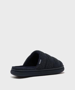 Chaussons mules en textile matelassé homme - Isotoner vue4 - ISOTONER - GEMO