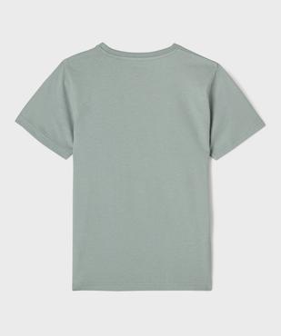 Tee-shirt manches courtes avec motif voiture de course garçon - HotWheels vue3 - HOT WHEELS - GEMO