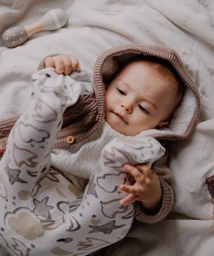 Pantalon à pieds et ceinture élastique en jersey bébé (lot de 2) vue5 - GEMO 4G BEBE - GEMO