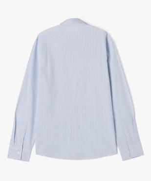 Chemise rayée en coton garçon vue3 - GEMO (JUNIOR) - GEMO