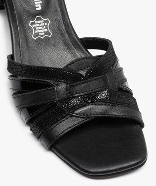 Sandales femme dessus fines brides en cuir – Pierre Cardin vue6 - PIERRE CARDIN D - GEMO
