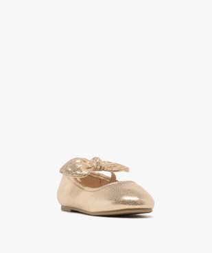 Ballerines à bride élastique avec nœud décoratif fille vue3 - LOVELY WINGS - GEMO