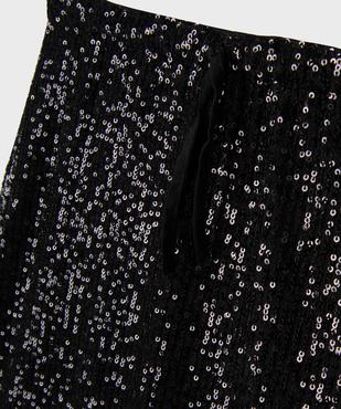 Jupe courte à paillettes fille vue2 - GEMO (JUNIOR) - GEMO