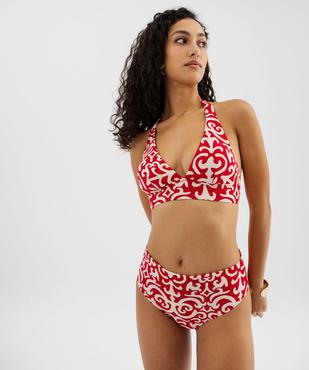 Haut de maillot de bain triangle avec mousses amovibles femme vue3 - GEMO (PLAGE) - GEMO
