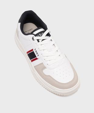 Baskets basses avec empiècements colorés homme - Urban Steps vue5 - URBAN STEPS - GEMO