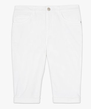 Bermuda slim en coton extensible femme vue14 - GEMO 4G FEMME - GEMO