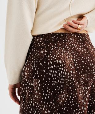 Jupe longue fluide femme vue3 - GEMO 4G FEMME - GEMO