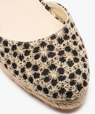 Sandales femme à talon compensé et bout fermé vue6 - GEMO(URBAIN) - GEMO