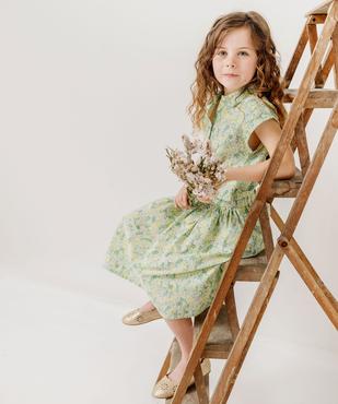 Chemise à manches courtes à motifs fleuris fille vue6 - GEMO (ENFANT) - GEMO