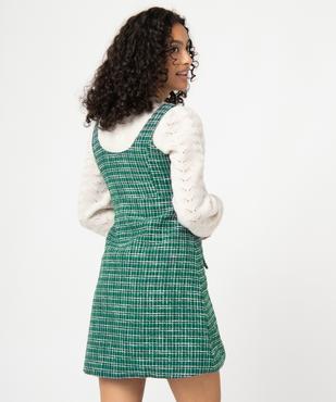 Robe femme sans manches aspect tweed vue3 - GEMO(FEMME PAP) - GEMO